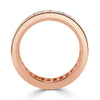 4.97ct Baguette Cut Diamond Eternity Band in 18k Rose Gold