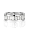 4.97ct Baguette Cut Diamond Eternity Band in Platinum