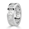 4.97ct Baguette Cut Diamond Eternity Band in Platinum