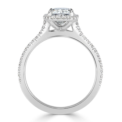 1.93ct Radiant Cut Diamond Engagement Ring