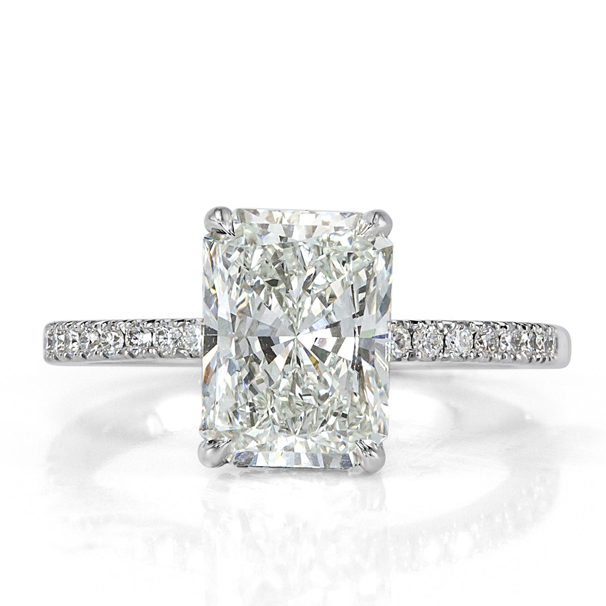 3.37ct Radiant Cut Diamond Engagement Ring