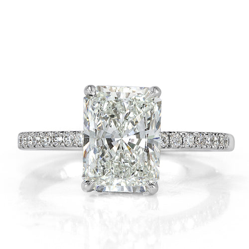 3.37ct Radiant Cut Diamond Engagement Ring