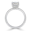 3.37ct Radiant Cut Diamond Engagement Ring
