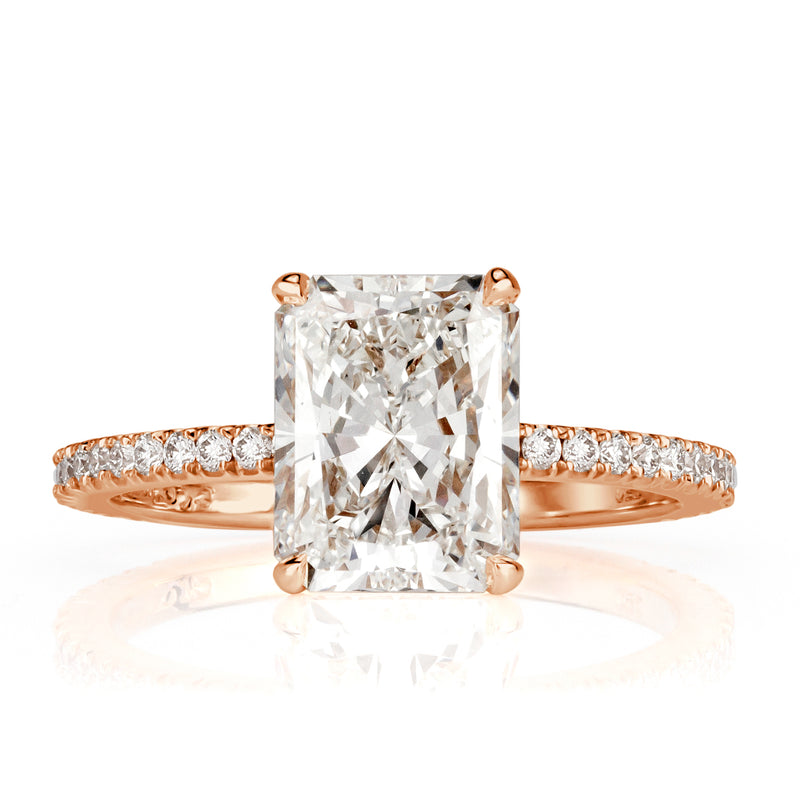 2.91ct Radiant Cut Diamond Engagement Ring