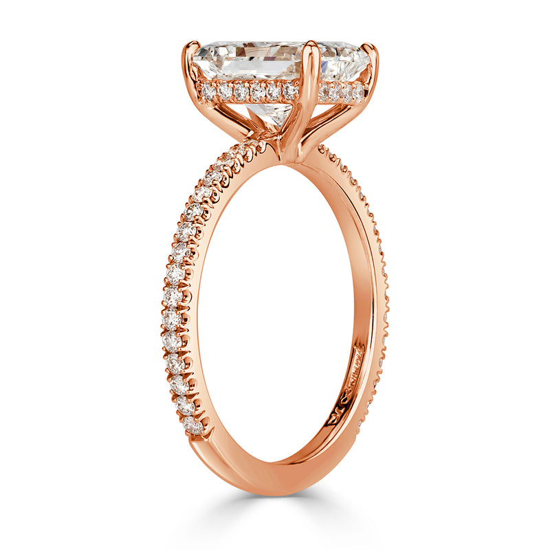 2.91ct Radiant Cut Diamond Engagement Ring