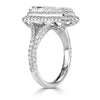 3.13ct Shield Cut Diamond Engagement Ring