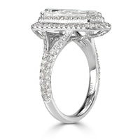 3.13ct Shield Cut Diamond Engagement Ring