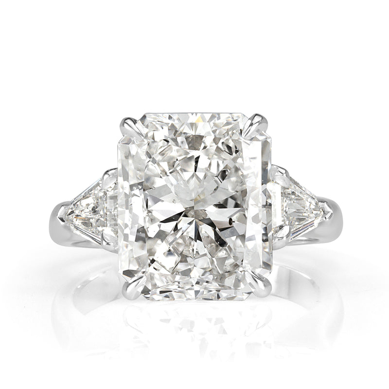 7.85ct Radiant Cut Diamond Engagement Ring