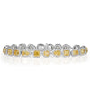 11.80ct Fancy Yellow Diamond Bracelet