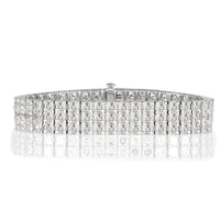 21.72ct Asscher Cut Diamond Bracelet
