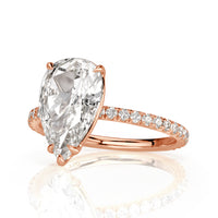 2.38ct Pear Shaped Diamond Engagement Ring