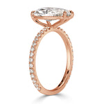 2.38ct Pear Shaped Diamond Engagement Ring