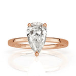 1.58ct Pear Shaped Diamond Engagement Ring