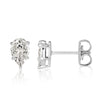 0.72ct Pear Shaped Mosaic Diamond Stud Earrings