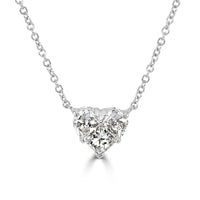 0.20ct Heart Shaped Diamond Pendant
