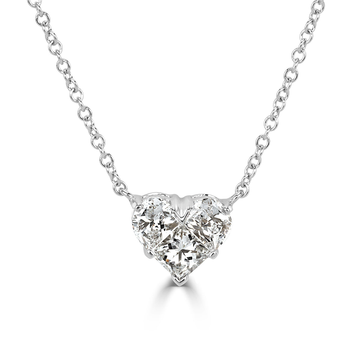 0.20ct Heart Shaped Diamond Pendant