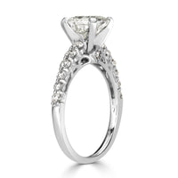 1.71ct Radiant Cut Diamond Engagement Ring