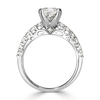 1.71ct Radiant Cut Diamond Engagement Ring
