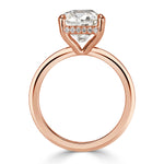 4.07ct Old Mine Cut Diamond Engagement Ring