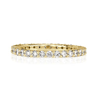 1.00ct Round Brilliant Cut Diamond Eternity Band in 18k Yellow Gold