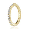 1.00ct Round Brilliant Cut Diamond Eternity Band in 18k Yellow Gold