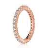 1.00ct Round Brilliant Cut Diamond Eternity Band in 18k Rose Gold