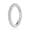 1.00ct Round Brilliant Cut Diamond Eternity Band in 18k White Gold