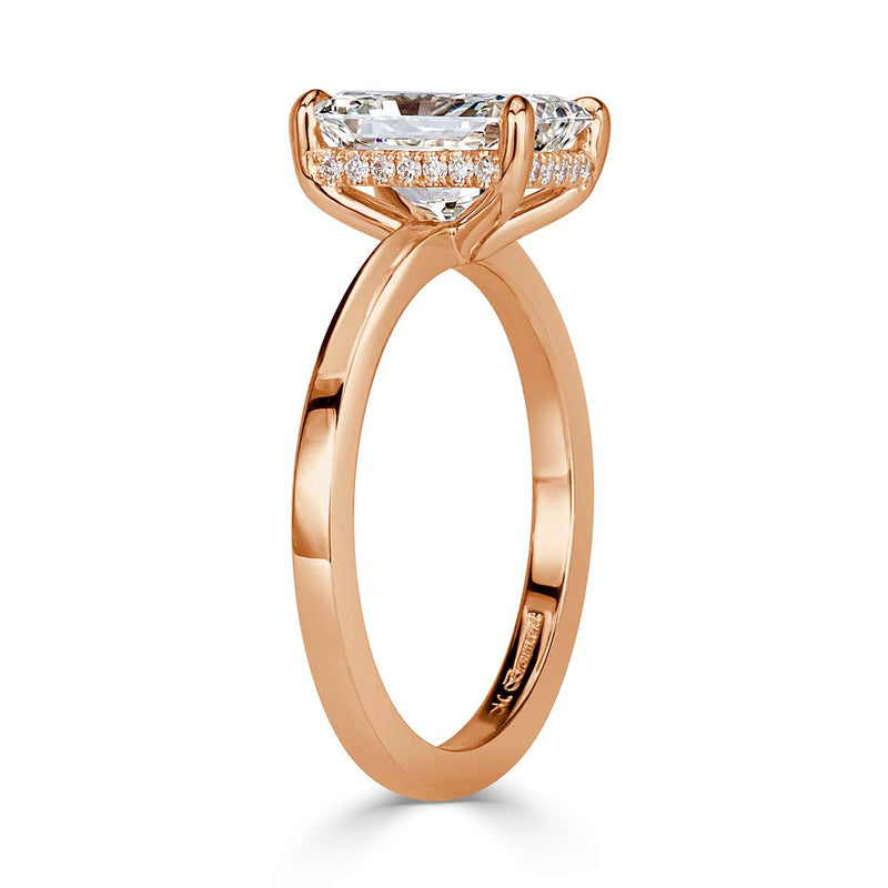 2.40ct Radiant Cut Diamond Engagement Ring