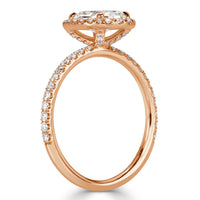 2.18ct Oval Cut Diamond Engagement Ring