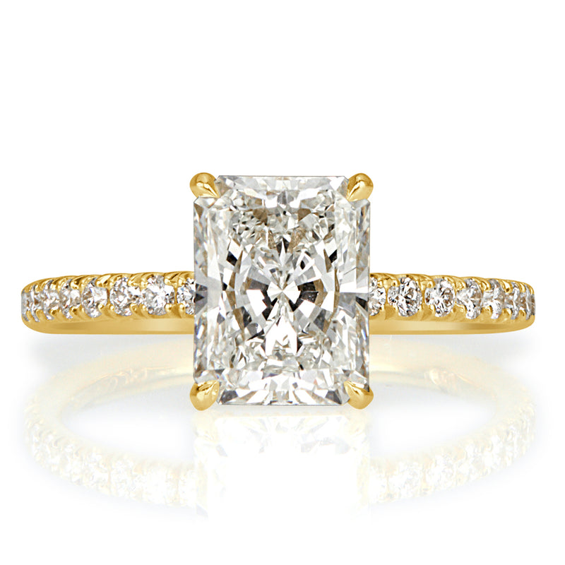 2.48ct Radiant Cut Diamond Engagement Ring