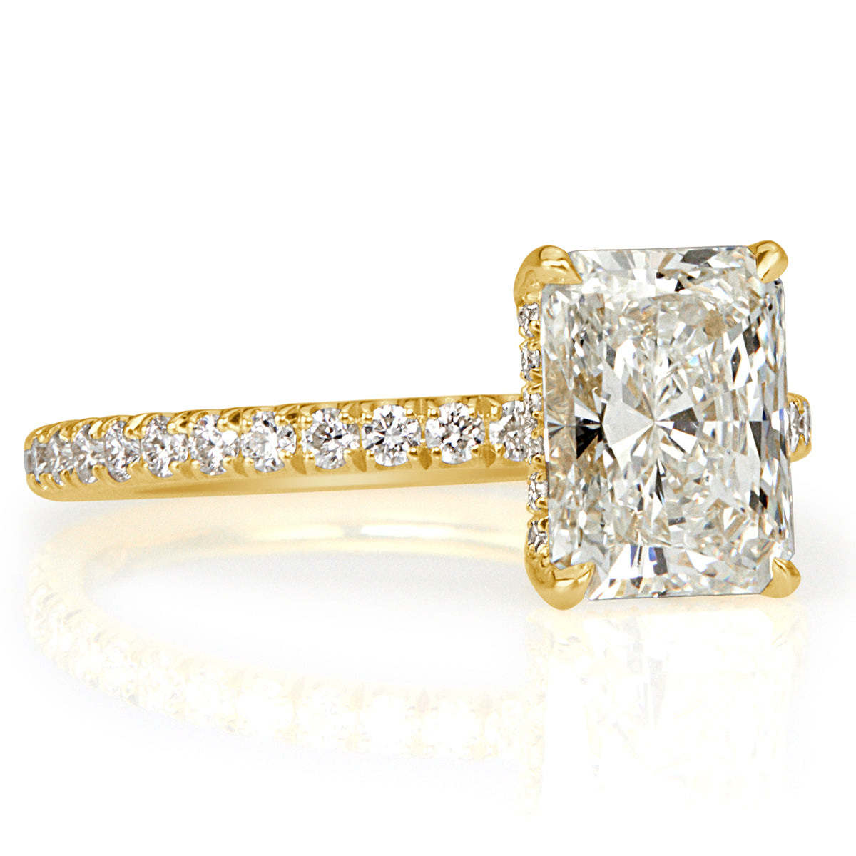 2.48ct Radiant Cut Diamond Engagement Ring