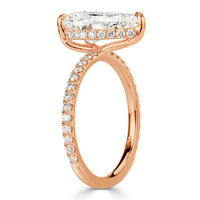 3.99ct Pear Shaped Diamond Engagement Ring