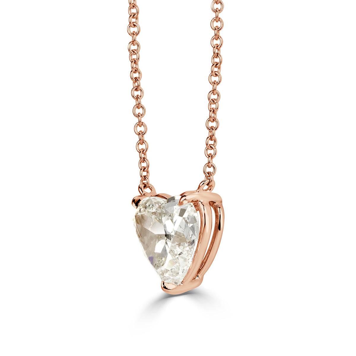 2.32ct Heart Shaped Diamond Pendant