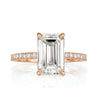 3.49ct Emerald Cut Diamond Engagement Ring