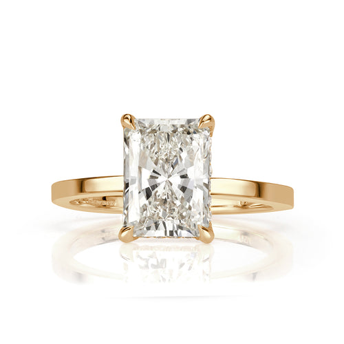 2.64ct Radiant Cut Diamond Engagement Ring