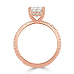 2.44ct Radiant Cut Diamond Engagement Ring
