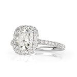 2.19ct Cushion Cut Diamond Engagement Ring