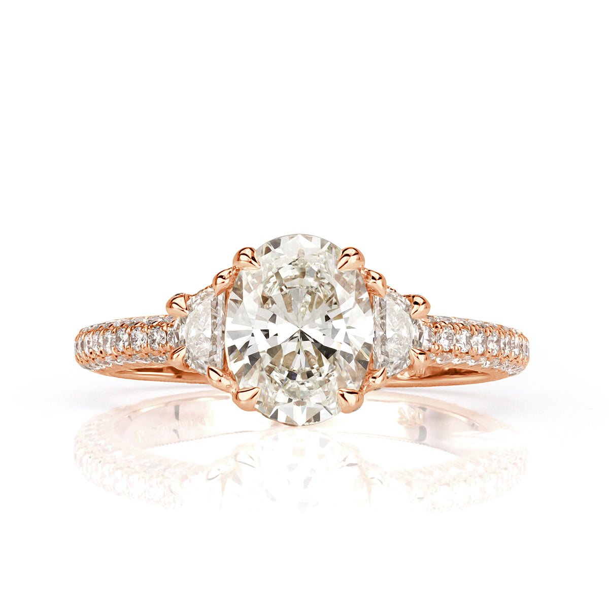 2.27ct Oval Cut Diamond Engagement Ring