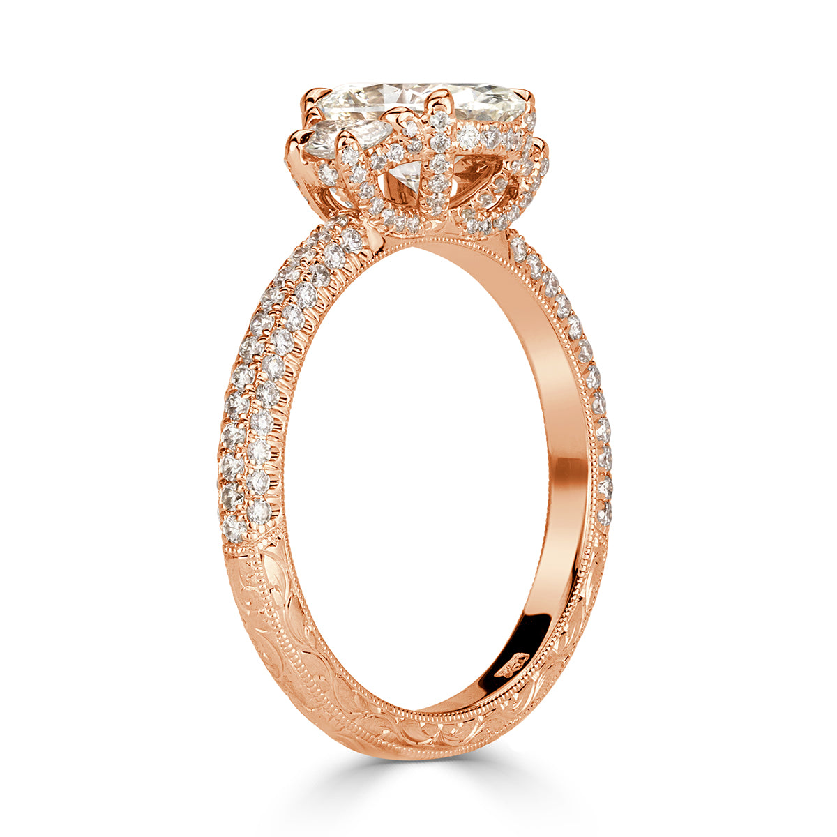 2.27ct Oval Cut Diamond Engagement Ring