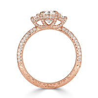 2.27ct Oval Cut Diamond Engagement Ring