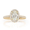 1.50ct Oval Cut Diamond Engagement Ring