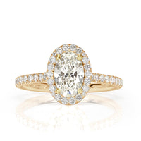 1.50ct Oval Cut Diamond Engagement Ring