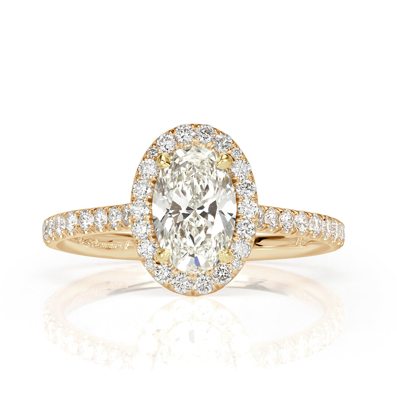 1.50ct Oval Cut Diamond Engagement Ring
