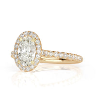 1.50ct Oval Cut Diamond Engagement Ring