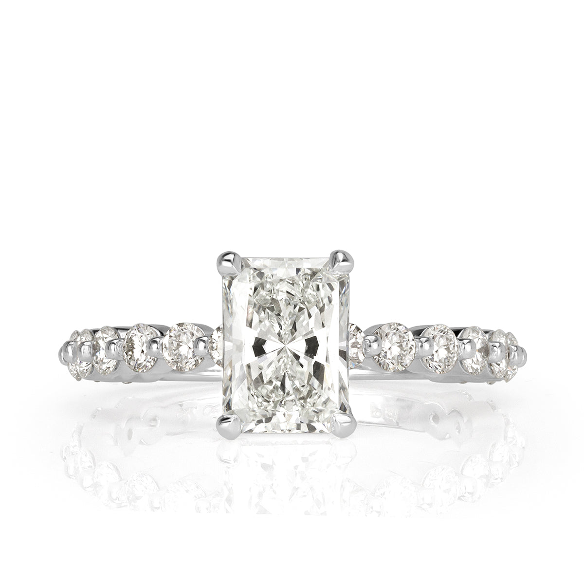 2.30ct Radiant Cut Diamond Engagement Ring