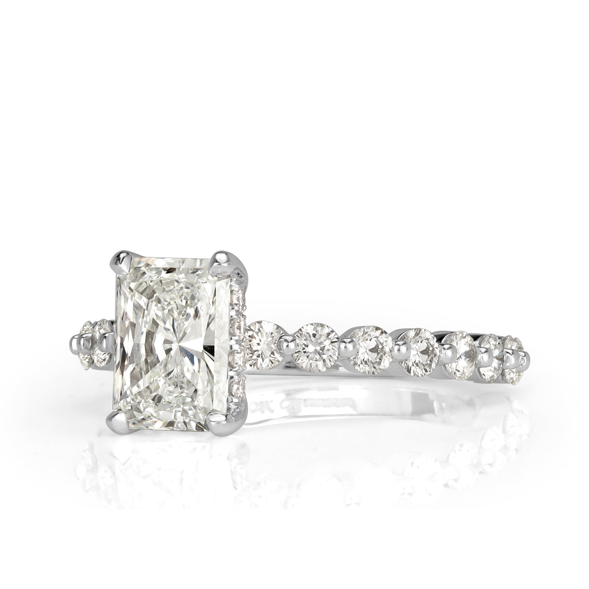 2.30ct Radiant Cut Diamond Engagement Ring