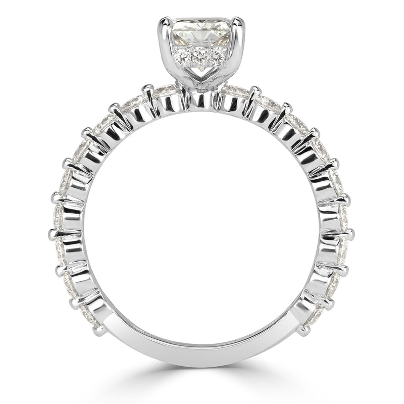 2.30ct Radiant Cut Diamond Engagement Ring
