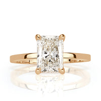 1.89ct Radiant Cut Diamond Engagement Ring