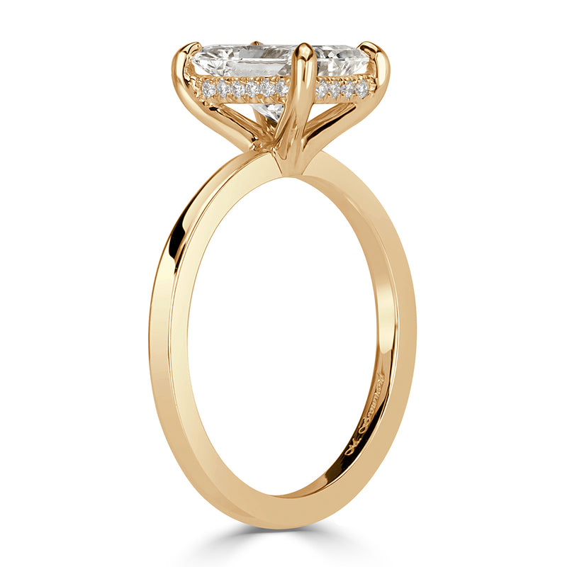 1.89ct Radiant Cut Diamond Engagement Ring