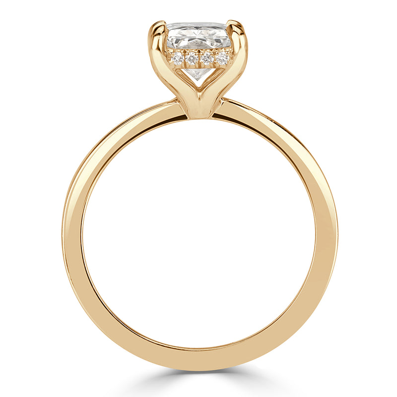 1.89ct Radiant Cut Diamond Engagement Ring